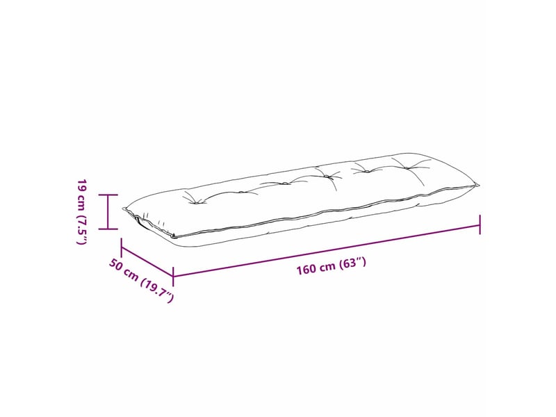  Coussin de dos, coussin de dossier rose 160 x 50 cm tissu en velours côtelé cf54973  - Conforama E