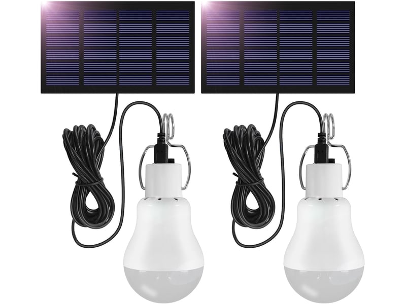  Lampe led extérieure à suspendre 3w avec câble 3m |,ampoule led pour pêche, camping, urgences, jardin, 2 ensembles  - Conforama A