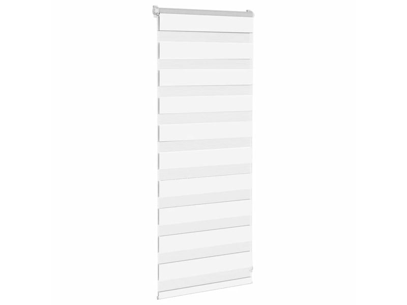  Store zèbre, store de fenêtre blanc 65x100 cm largeur du tissu 60,9 cm polyester cf48412  - Conforama C