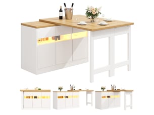 Table coloris blanc <strong></strong> <strong></strong> - 120 cm
