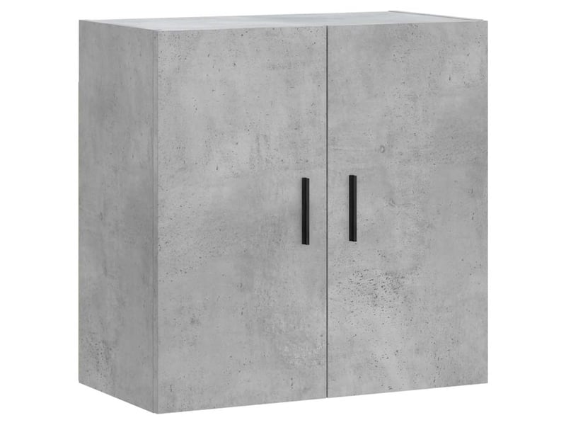  Armoire murale salon, meuble de rangement gris béton 60x31x60 cm bois d'ingénierie shl7138  - Conforama A