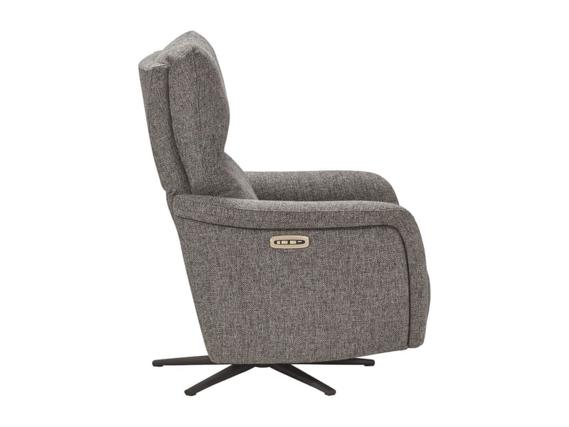  Fauteuil relax électrique pivotant tissu gris - varenne VARENNE - Conforama D