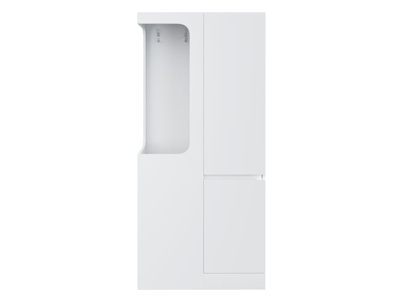  Armoire 1 porte 4 tiroirs avec penderie ouverte 70 x 40 x 170 cm LDB00432AAK - Conforama A