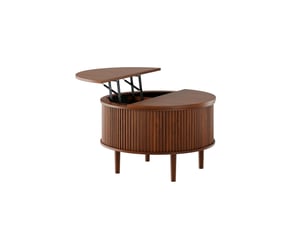 Table basse  coloris marron <strong>COVREO </strong> <strong></strong>