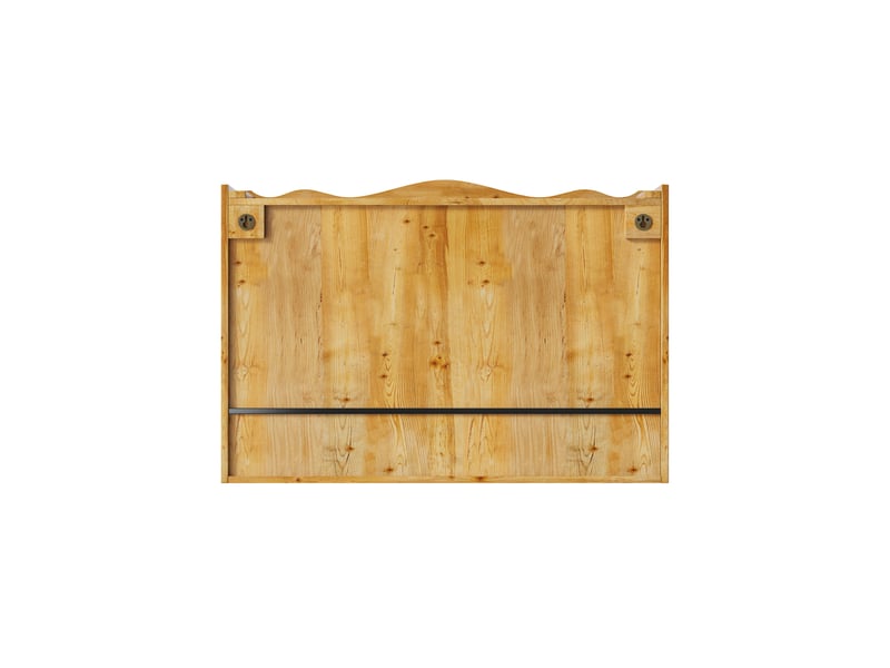 Armoire murale modèle retro 90 cm, naturel, 2 portes coulissantes, 3 niveaux de rangement, cuisine salle bain - Conforama E