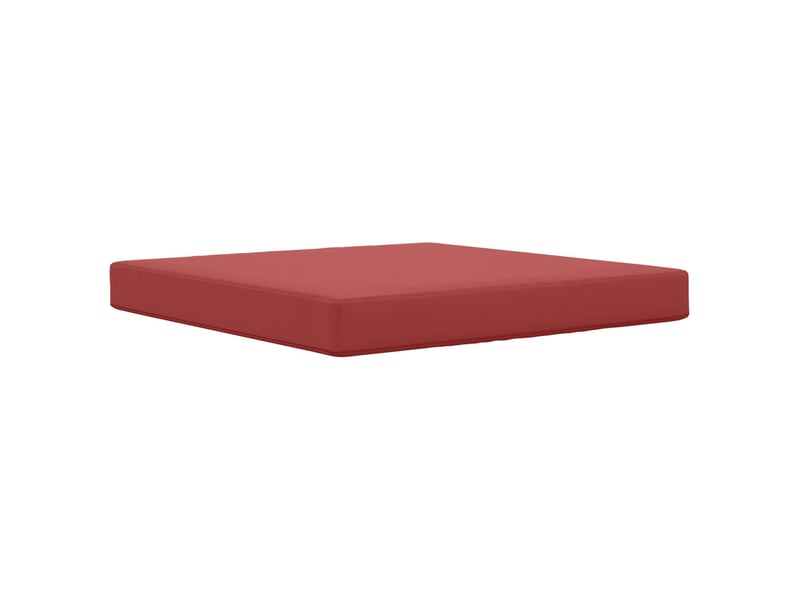  Coussin de canapé d'extérieur, coussin de chaise polyester bordeaux 80 x 80 cm cf54052  - Conforama A