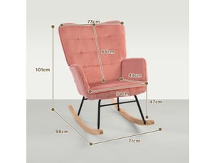 Pouf / repose pied TCQPZ rose