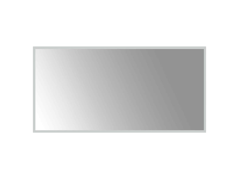 Miroir de salle de bain, miroir de toilette led avec miroir transparent 100 x 50 cm cf62553 - Conforama A