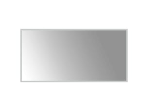 Miroir de salle de bain, miroir de toilette led avec miroir transparent 100 x 50 cm cf62553