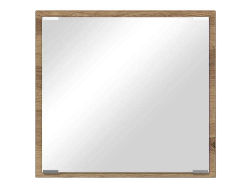 Miroir de salle de bain, miroir de toilette led chêne artisanal 40 x 37 x 8.5 cm cf62560 - Conforama E