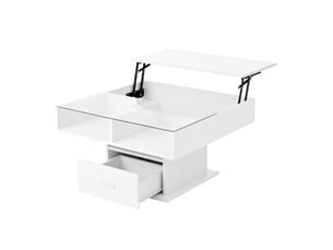 Table basse carré(e) coloris blanc <strong>GENERIC HOME</strong> <strong></strong>