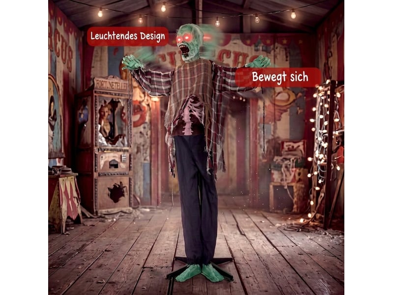  Décoration halloween zombie animé 170 cm evryae  - Conforama E