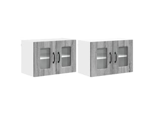 Meuble mural de cuisine | armoire de cuisine 2 pcs gris sonoma shl5087