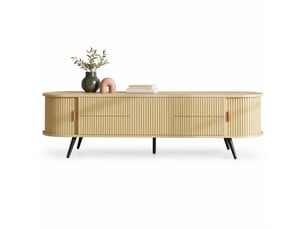 Meuble tv coloris naturel 180 cm <strong>HAUSS SPOLE</strong> <strong></strong>