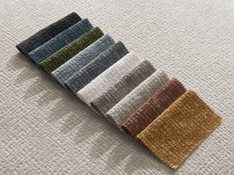  Bobochic canapé droit fixe 3 places leopold tissu texturé avec pouf beige  accoudoir gauche LEOPOLD - Conforama C