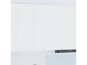 Meuble de rangement cuisine, armoire suspendue blanc 50x31x100cm bois d'ingénierie