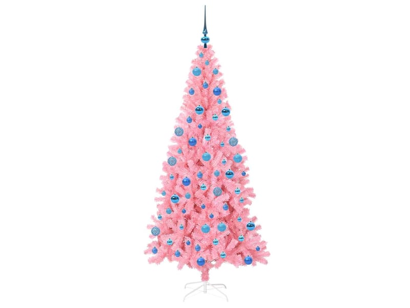  Sapin de noël, arbre de noël rose 180 cm pvc shl7767  - Conforama D