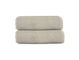 Lot 2 serviettes de bain 70x140 coton éponge
