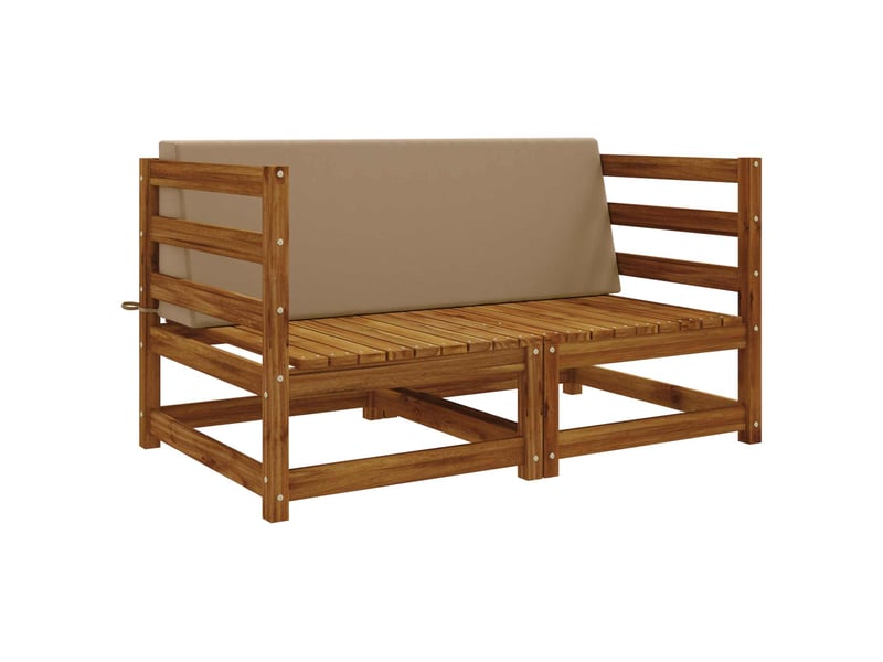  Coussin de dossier, coussin de dos soest 100 % polyester taupe 120 x 20 x 40 cm cf55241  - Conforama C