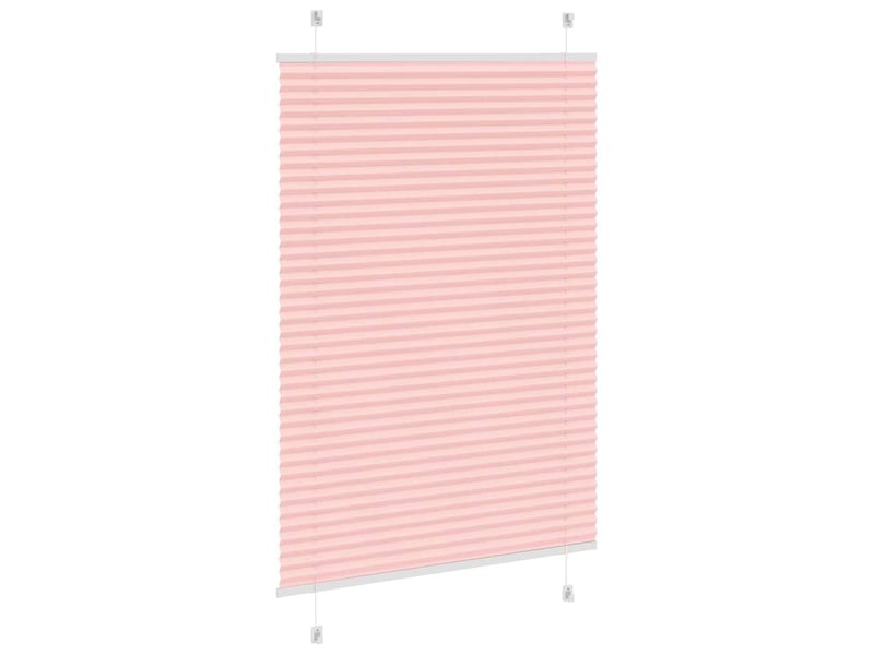  Store plissé, store de fenêtre rose 85x150 cm largeur du tissu 84,4 cm polyester cf47010  - Conforama D
