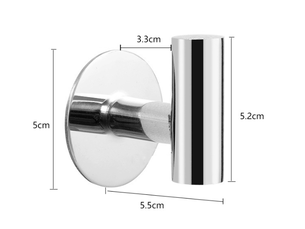 Lot de 2 crochets muraux porte-serviettes inox 304 – patères peignoir pour salle de bain