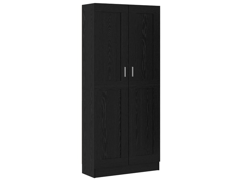  Bibliothèque 3 niveaux, armoire à livres 82,5 x 30,5 x 185 cm bois d'ingénierie  - Conforama A