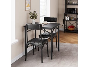 Ensemble table carré(e)  2 chaise(s)  <strong></strong> <strong>cBc-IbyFStLf-c1BP-t</strong> 