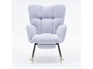 Pouf / repose pied HAVRYA  gris