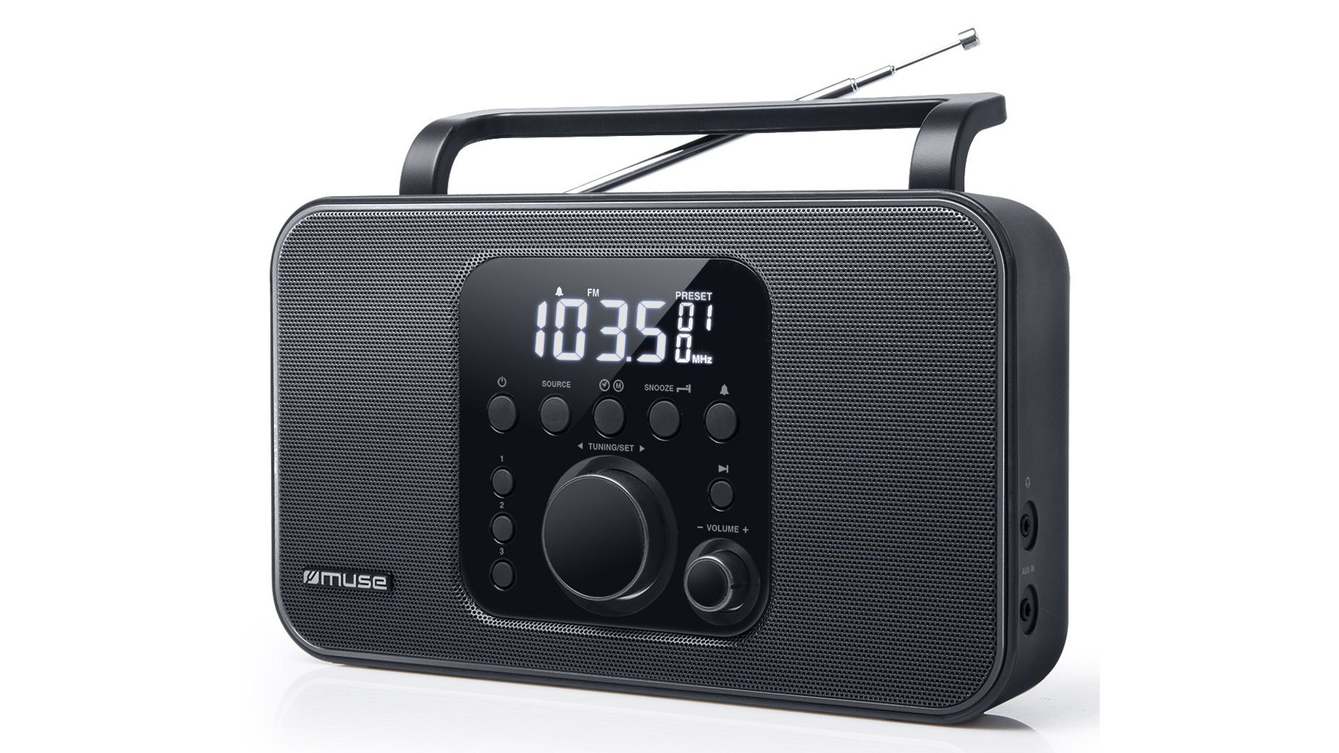 MUSE Radio réveil MUSE M-091 R 15.3 Conforama