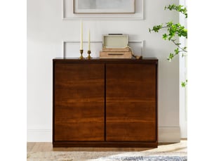 Buffet 2 porte(s)   <strong>DESMIU</strong> <strong>4071298405439</strong> - 99 cm coloris marron 