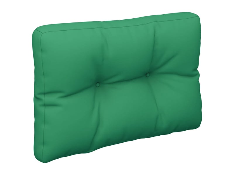  Coussin de palette, coussin de chaise, coussin de canapé vert 50x40x12 cm tissu cf55489  - Conforama D