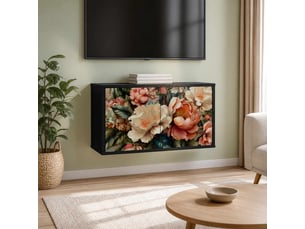 Meuble tv coloris noir 69 cm <strong>VIDAXL</strong>  <strong></strong>
