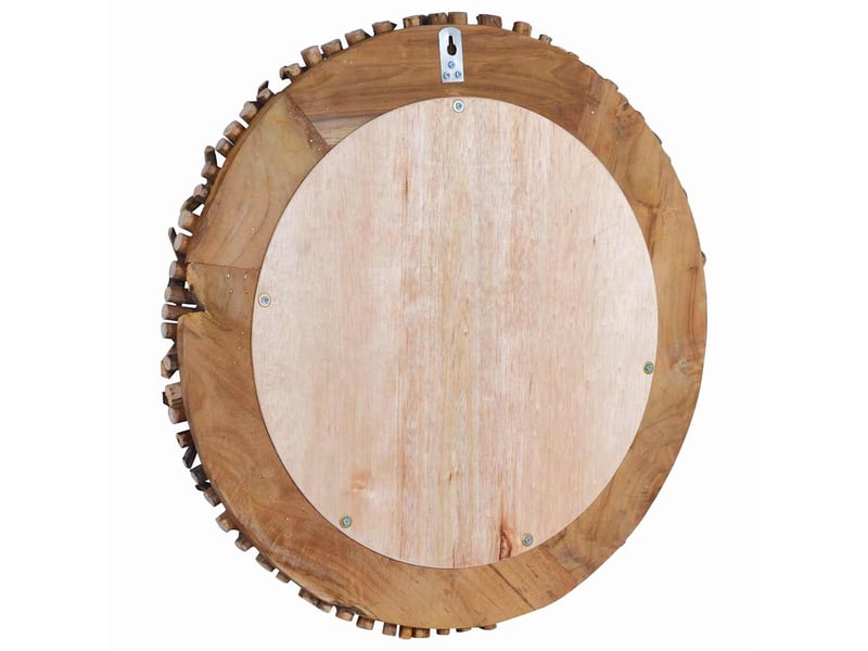  Miroir mural 60 cm teck rond cf62802  - Conforama D