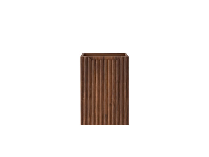  Meuble avec panier à linge suspendu novo effet noyer warmia 40 cm  - Conforama E
