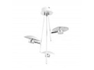 Fabrilamp ciudad del cabo, suspension, moderne, led, 18 w, 1440 lm, 4000 k, blanc-argenté, 53 x 39 x 39 cm