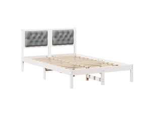 Lit 2 places 135x190 cm coloris blanc