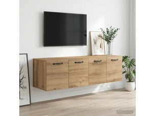 Meuble mural 2 pcs, meuble de rangement salon 120 x 36,5 x 35 cm bois d'ingénierie