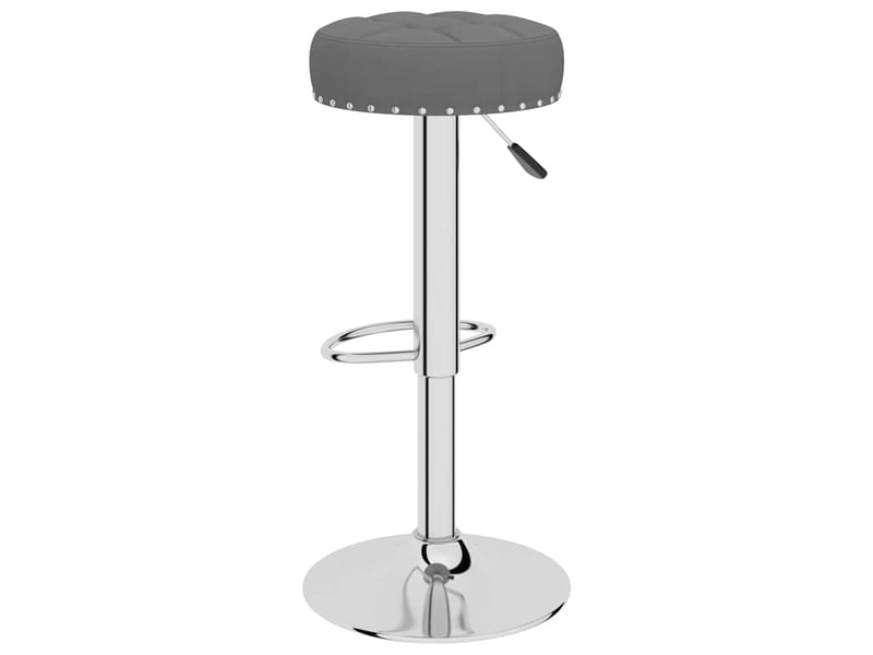  Lot de 2 tabouret de bar, chaise de bar gris foncé tissu shl73953  - Conforama E