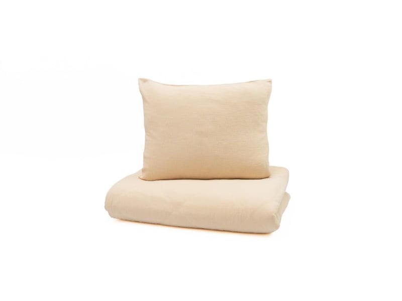  Yappymuslin - parure de lit 150x200 cm et 50x60 cm - beige 4754010388516 - Conforama B