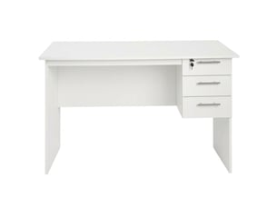 Bureau enfant 120 cm coloris blanc
