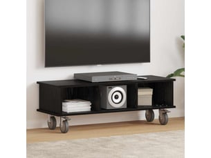 Meuble tv coloris noir 100 cm <strong></strong>  <strong></strong>