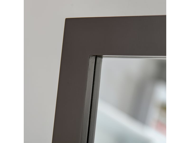  Miroir en pied grand miroir de sol réglable inclinaison pour dressing chambre dim. 47l x 46l x 148h cm en café  - Conforama W