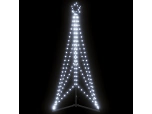 Sapin de noël - arbre de noël à led 363 led blanc froid 182 cm