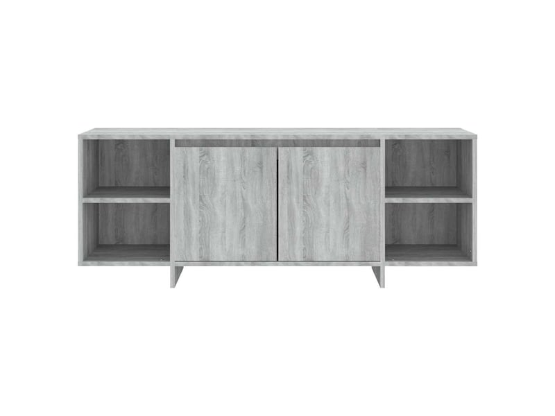  Meuble tv - banc tv - meuble de rangement sonoma gris 130x35x50 cm bois d'ingénierie  - Conforama E