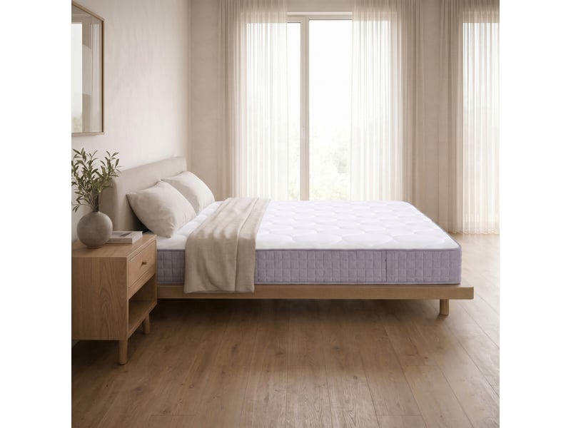  Matelas à ressorts 90x200cm, h3 25 cm d'épaisseur, 7 zones, matelas ergonomique,  livré roulé  - Conforama D