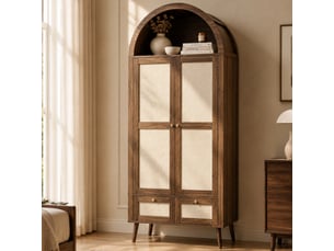 Armoire <strong>SWEIKO</strong> <strong></strong> coloris marron largeur 80 cm