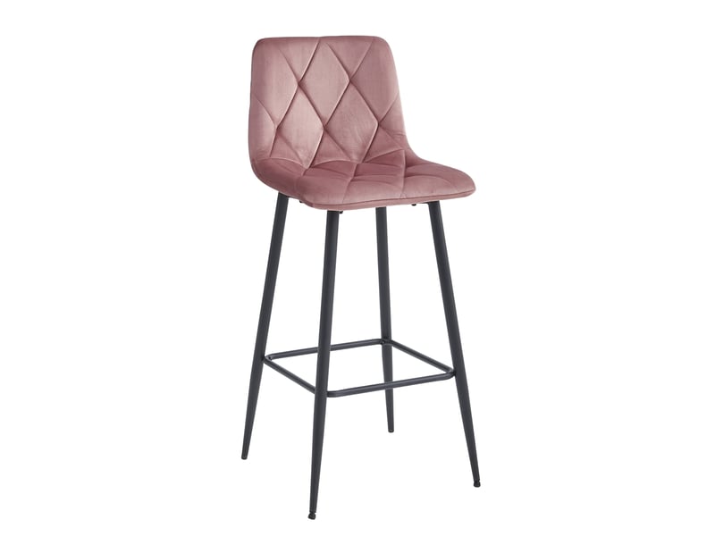 Family hoker nado - velours rose foncépieds noirs x 1  - Conforama A
