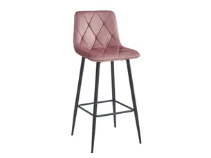 tabouret de bar  <strong>SANS MARQUE</strong>  - rose hauteur d'assise 76 cm vendu A l'unité