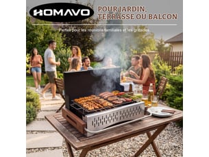 Barbecue à charbon <strong>HOMAVO</strong> 