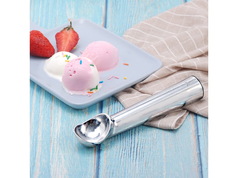  Cuillère à glace, antiadhésive, résistante au gel, monobloc, en aluminium, conception robuste, facile à nettoyer  - Conforama E